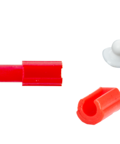 CAJA 2 ANCLAJES SERVO 2, MACHO EN PLASTICO HEMBRA EN TEFLON