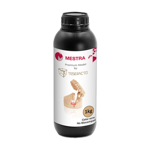 RESINA 3D PREMIUM PARA MODELOS COLOR OCRE, 1KG, TESERACTO/MESTRA