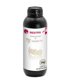 RESINA 3D PREMIUM IVORY PARA PRUEBAS DE ESTETICA Y AJUSTE COLOR A1, 1KG, TESERACTO/MESTRA