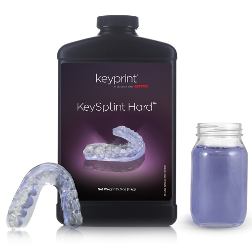 RESINA 3D KEYPRINT KEYSPLINT HARD 1 KG CLASE IIA (KEYSTONE)