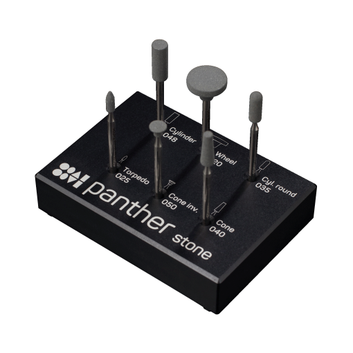 SET DE 6 PULIDORES "PANTHER STONE" PARA ZIRCONIO SINTERIZADO Y CERAMICA