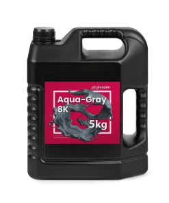 AQUA 8K RESINA 3D GRIS, 5KG, PHROZEN