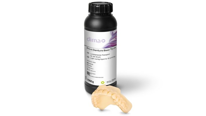 DIMA PRINT DENTURE BASE TRY-IN BLANCA RESINA 3D 1000 G, KULZER