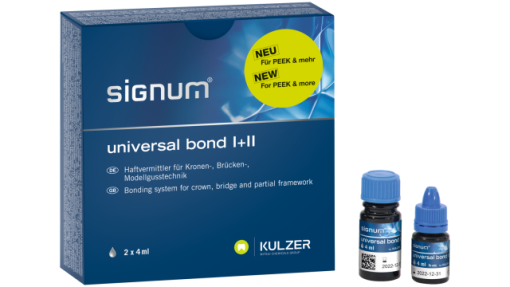 ESTUCHE SIGNUM UNIVERSAL BOND, PARA ADHESION DE COMPOSITE A TODO TIPO DE METALES, PEEK Y ZIRCONIO.
