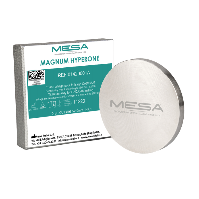 MAGNUM HYPERONE TITANIO GRADO 23, DISCO 98,5, MESA